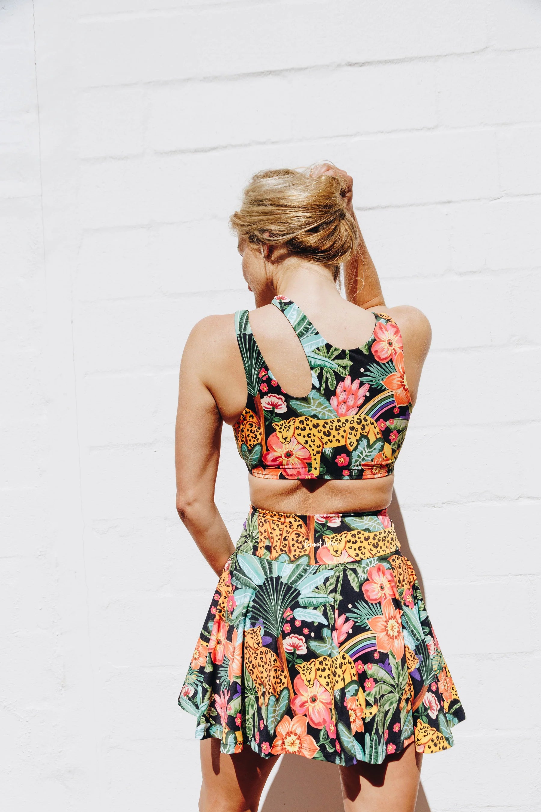 Cheetah Palms  ||  Medium Impact Bra